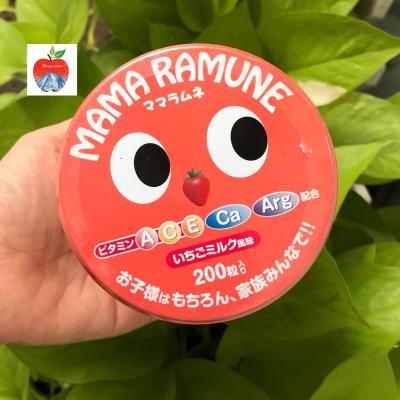 Kẹo vitamin cho trẻ biếng ăn Mama Ramune 200 viên Nhật Bản